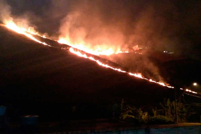 incêndio foto da leitora camila silva