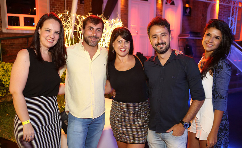 Fabiana Schröder, Artur Batitucci, Raquel Giudice, Guilherme Schröder e Eduarda Bastos, clicados na festa do Privilège Foto: Wanderson Monteiro