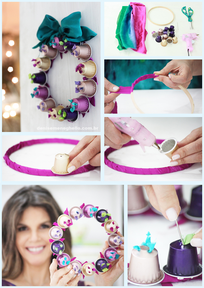 DIY Nespresso Cup Wreath