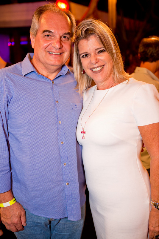 Rogério Fávero e Mônica Baldi em festa recente no Privilège Foto: Wanderson Monteiro