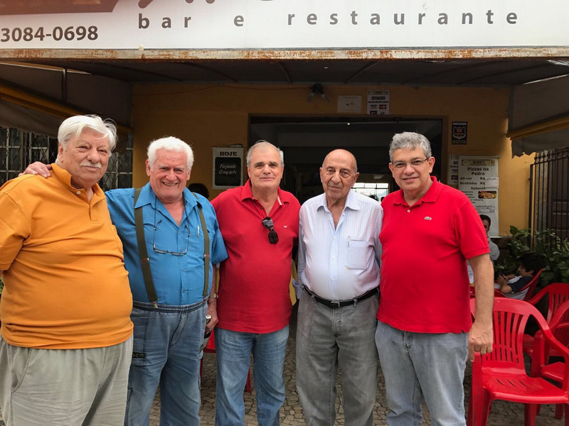  Waldecyr Martins, Fernando Paranhos, João Carlos Campos, Wilson Jabour e Marcus Pestana, no reencontro de ex-vereadores