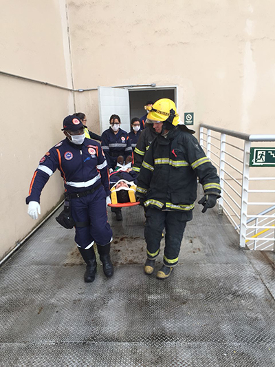 simulação bombeiros