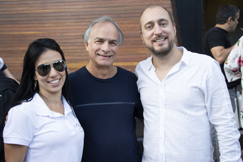  Gabriela Fernandes, Luiz Espada e Rodrigo Fonseca Foto: Guilherme Ovídio
