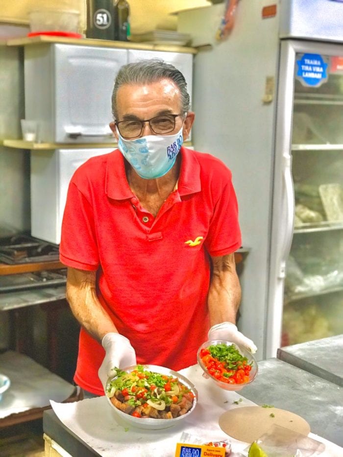 Figado com jiló receita premiada de Boteco! 