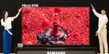 Nova televisão gigantesca de 115” da Samsung: onde comprar - Imagem: Divulgação/Samsung