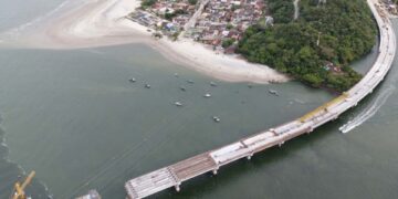 Vídeo mostra obra impressionante de ponte com mais de 1km no Brasil - Imagem: Divulgação/Rodrigo Felix Leal/Secretaria de Infraestrutura e Logística (SEIL)