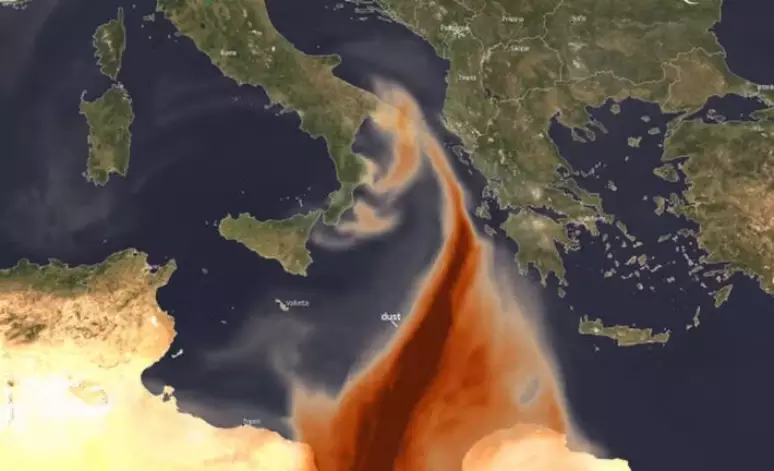 Atenção! Ciclone atravessa o Mar Mediterrâneo e vai afetar muito mais