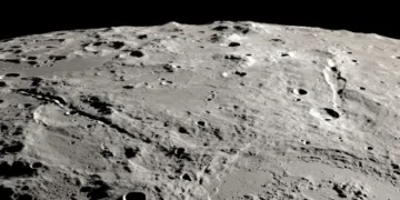 Grande ameaça pode destruir a Lua rapidamente, diz NASA - Foto: Ernie T. Wright./SVS/NASA via CNN Newsource