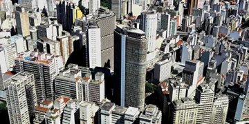 Prédios em São Paulo entortam um centímetro ao ano - Imagem: Agência Brasil/Antonio Milena
