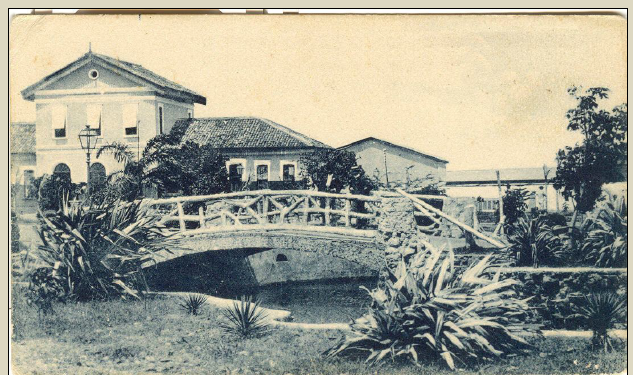 Estrutura abaixo de várias camadas de aterro é encontrada no Brasil - Imagem: Semurb/Ponte do Jardim Público, atual Praça Augusto Severo