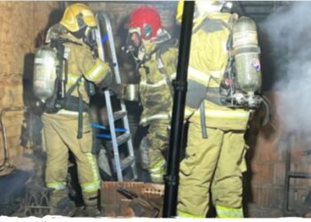Homem que dormia em comércio morre carbonizado após incêndio em Minas - Imagem: Divulgação/CBMG