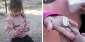 Menina de 3 anos encontra tesouro raro - Reprodução/NY Post