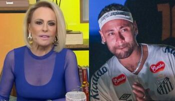 Neymar e Ana Maria Braga - Reprodução