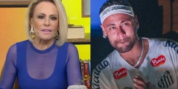 Neymar e Ana Maria Braga - Reprodução
