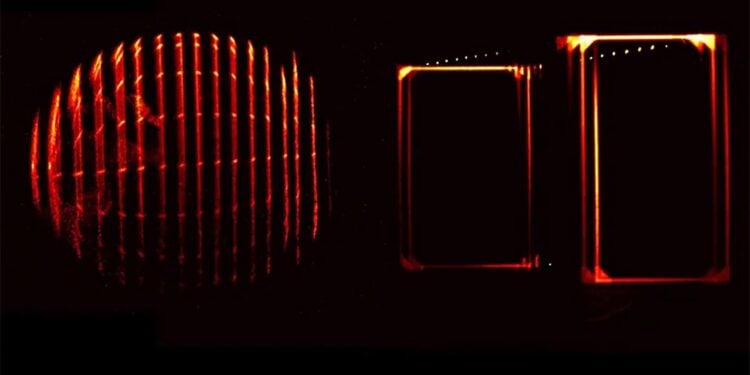 Efeito Terrell-Penrose: objetos próximos à velocidade da luz parecem estar girando aos olhos de um observador. Crédito: TU Wien
