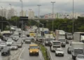 Marginal Tietê registra terceira abertura de cratera em um mês - Foto: Rovena Rosa/Agência Brasil