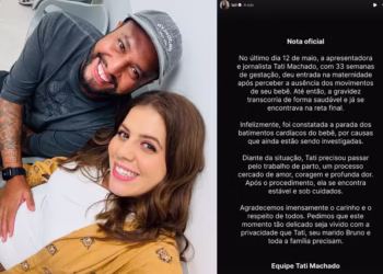 Perda gestacional tardia: o que aconteceu com Tati Machado? - Foto: Reprodução/Instagram