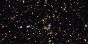 Milhares de galáxias do universo antigo são captadas - Imagem: ESA/Webb, NASA & CSA, G. Gozaliasl, A. Koekemoer, M. Franco e a equipe COSMOS-Web