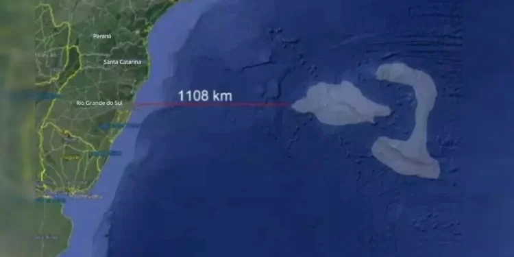 Território do Brasil pode aumentar após descoberta de nova ilha - Reprodução