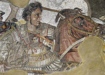 Mosaico retratando Alexandre, o Grande - Domínio Público via Wikimedia Commons