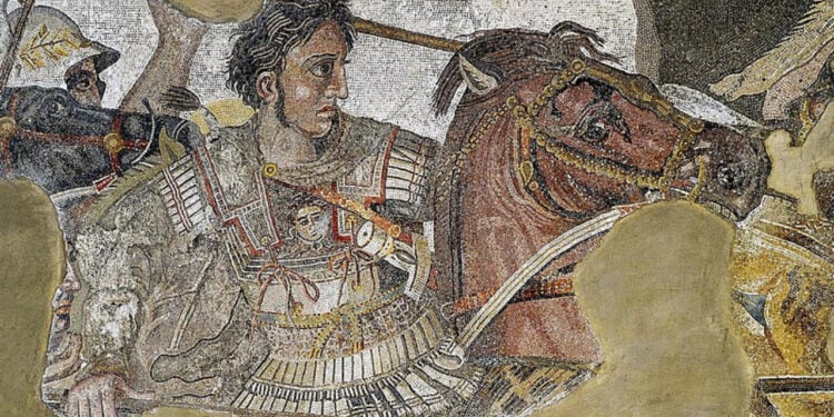 Mosaico retratando Alexandre, o Grande - Domínio Público via Wikimedia Commons
