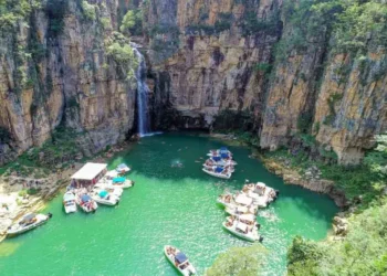Lago de Furnas, Capitólio (MG). (Foto: Divulgação)