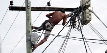 roubo de fios e cabos elétricos
