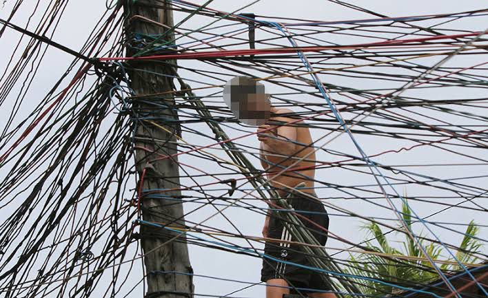 roubo de fios e cabos elétricos