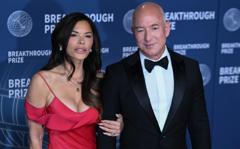 Jeff Bezos e Lauren Sánchez. Foto: Getty Images/Tayfun Coskun