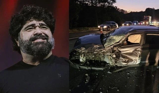 Fabiano Menotti sofre acidente a caminho de show no Rio de Janeiro - Imagem: Divulgação/Redes Sociais e Corpo de Bombeiros