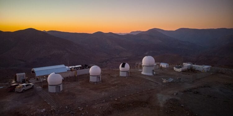Observatório El Sauce em Río Hurtado, Chile.