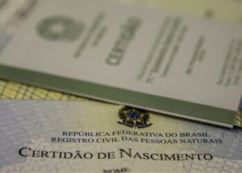 Certidão de nascimento - Reprodução