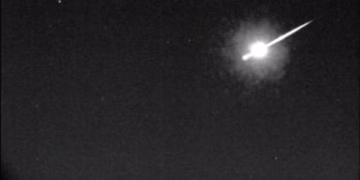 Chuvas de meteoros foram observadas em vários estados brasileiros - Imagem: Divulgação/Bate-Papo Astronômico/Bramom/Santa Maria Tecnoparque