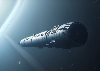 Nave de 58 km levará humanos a Alfa Centauri em 250 anos - Imagem: Divulgação/Project Hyperion