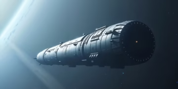 Nave de 58 km levará humanos a Alfa Centauri em 250 anos - Imagem: Divulgação/Project Hyperion