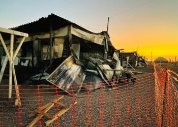 Incêndio revela trabalho escravo em obra de usina de etanol - Imagem: Divulgação/Vagner Teixeira Maciel - GSI/Procuradoria-Geral do Trabalho