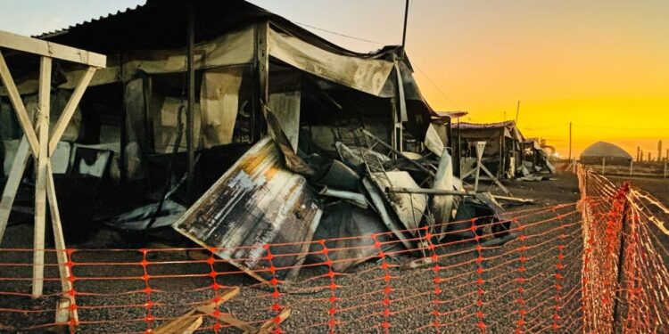 Incêndio revela trabalho escravo em obra de usina de etanol - Imagem: Divulgação/Vagner Teixeira Maciel - GSI/Procuradoria-Geral do Trabalho