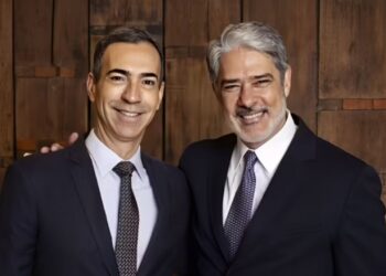Enquanto Bonner ganhava R$ 900 mil, César Tralli vai receber salário de faraó na Globo