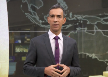César Tralli informa fim do ciclo e demissão ao vivo - Imagem: Reprodução/TV Globo