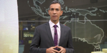 César Tralli informa fim do ciclo e demissão ao vivo - Imagem: Reprodução/TV Globo
