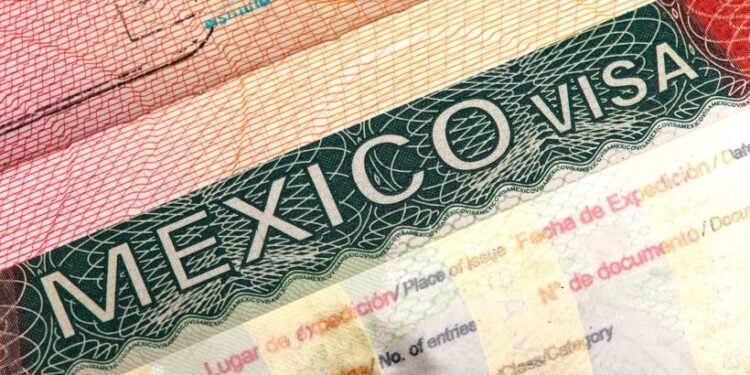Visto mexicano - Reprodução