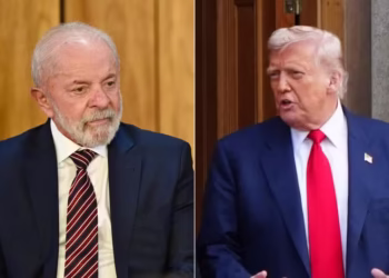 Trump e Lula - Reprodução