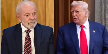 Trump e Lula - Reprodução