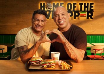 Burger King fez Popó e Wanderlei Silva selarem a paz para propaganda - Imagem: Divulgação/Burger King