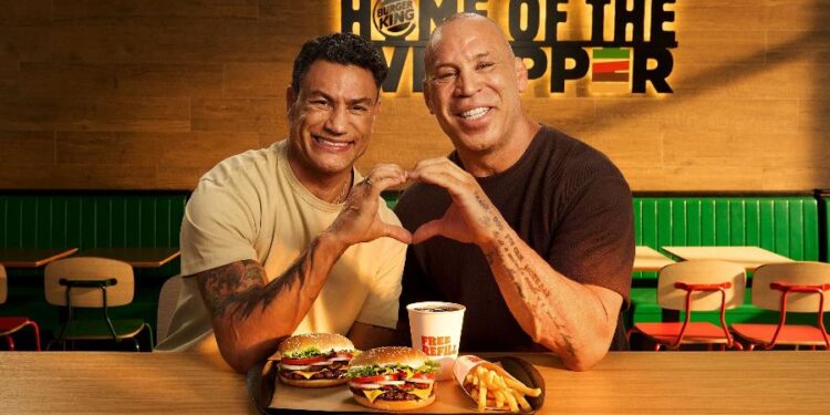 Burger King fez Popó e Wanderlei Silva selarem a paz para propaganda - Imagem: Divulgação/Burger King