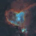 Nebulosa do Coração com a paleta de cores Foraxx  • Ronald Brecher
