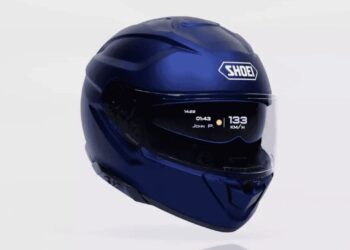 Novo capacete com realidade aumentada mostra GPS e dados na visor sem distrações