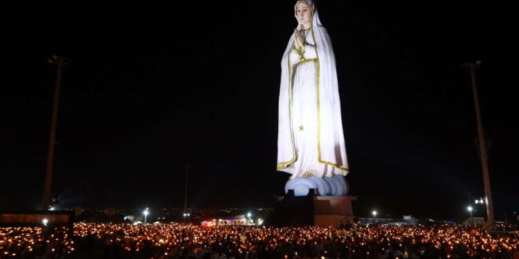 Estátua Nossa Senhora de Fátima - Reprodução/Governo do Ceará