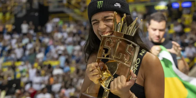 Rayssa Leal faz história e se torna a 1ª mulher a ganhar 4 vezes consecutivas o Mundial de Skate Street - Imagem: Divulgação/Redes Sociais