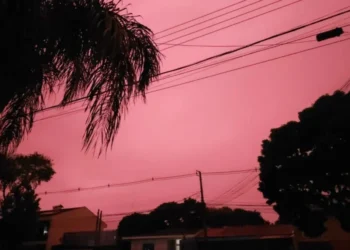 Céu rosa